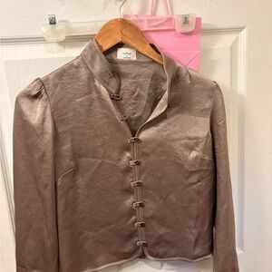 Wilfred Women's Tan blouse